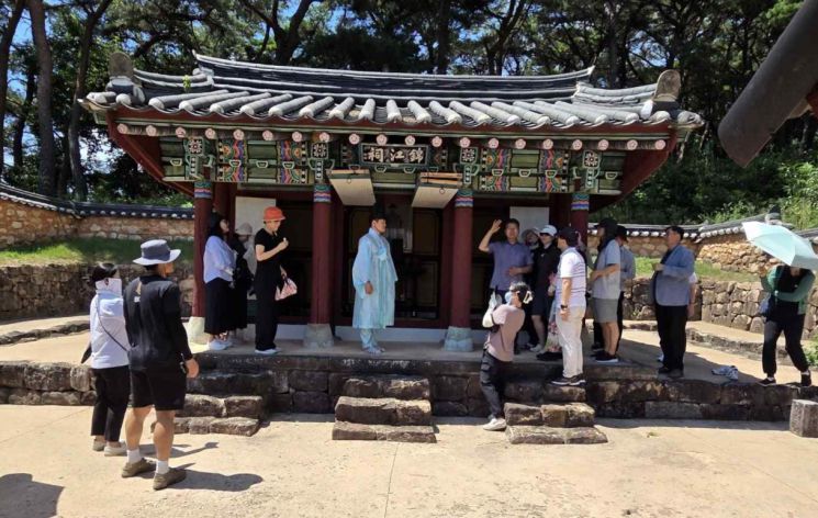 지난해 현충사 교원 직무연수 현장. 국가유산청 제공