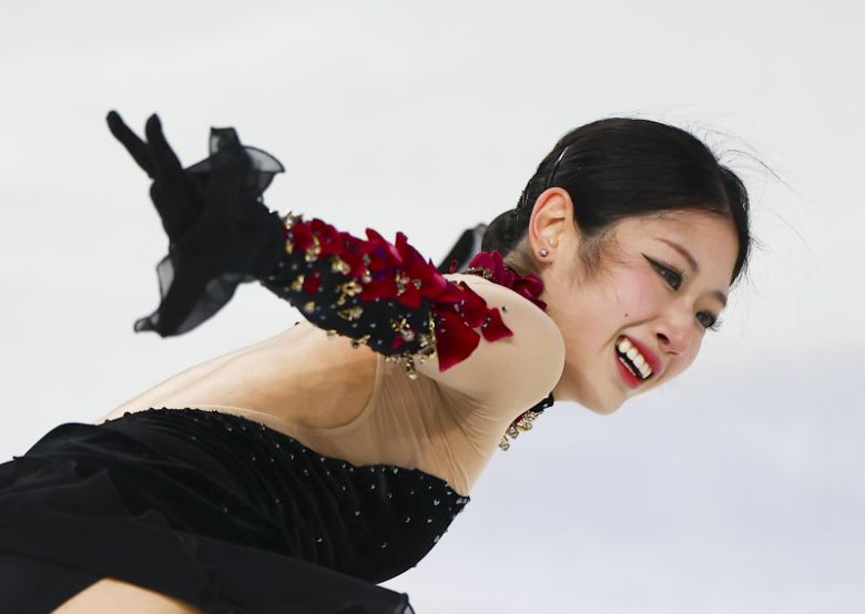 피겨 스케이팅 이해인(고려대)이 30일 서울 양천구 목동 아이스링크에서 열린 2025 KB금융 전국남녀 피겨스케이팅 회장배 랭킹대회에서 여자 시니어부문 프리스케이팅 연기를 선보이고 있다.뉴스1