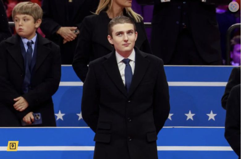 도널드 트럼프 미국 대통령의 막내아들인 배런 트럼프. 뉴시스