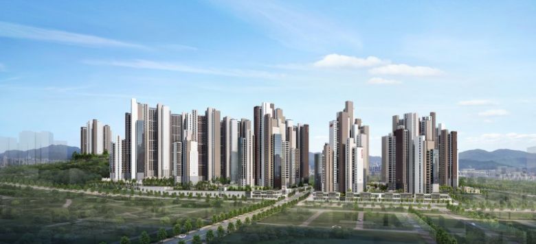 경기 광명시 힐스테이트 광명11(가칭) 투시도. 현대건설 제공