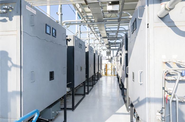 인투코어테크놀로지에서 구축한 플라즈마 개질 반응기. 한국화학연구원 제공