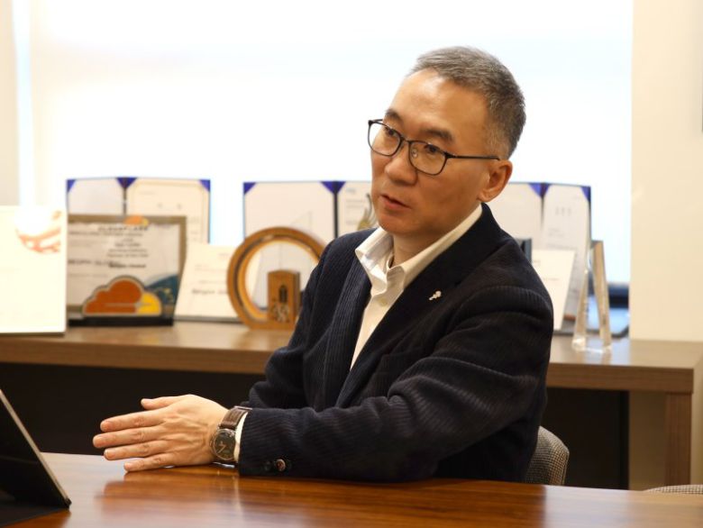 허양호 베스핀글로벌 대표가 26일 서울 서초구 강남대로 베스핀글로벌 본사에서 파이낸셜뉴스와 인터뷰를 하고 있다. 베스핀글로벌 제공