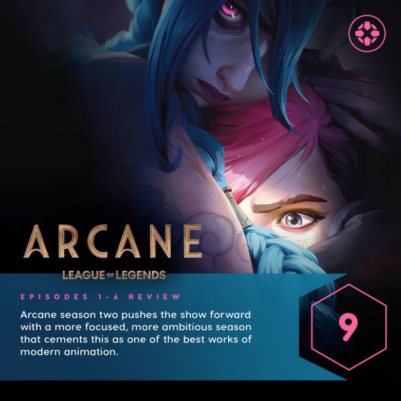 - IGN 아케인시즌2 감상 평점