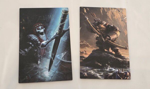 - 포토 카드는 라인하르트와 발루 오크 궁수가 나왔다