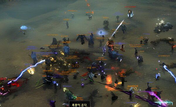 - 노쿠드 요새에 가면 많은 유저들이 떼를 지어 레벨업을 하고 있다