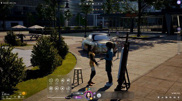 - 익숙한 빌딩 숲과 녹지 공원이 특징인 도원