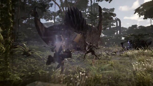 - 탱커, 힐러, 딜러로 구성된 파티의 던전 플레이