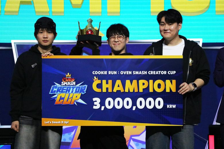 - 우승팀 지존본킴 : 본이(좌측부터), 본킴, 지존조세