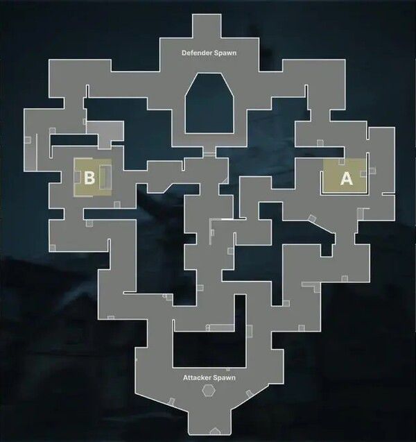 - 구조상 미드 주도권이 매우 중요한 맵이다