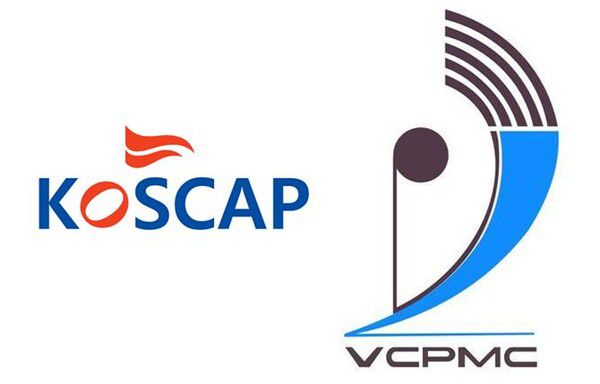 함저협 로고- VCPMC 로고(오른쪽). 사진=함께하는음악저작권협회