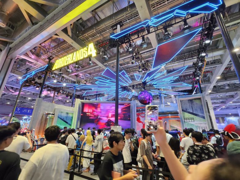 - 보더랜드4 부스도 상당히 인기다