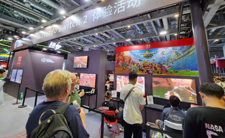 - 스위치2 간판 타이틀 '마리오 카트 월드'도 출품됐다