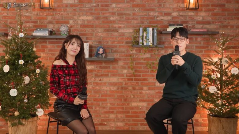 최시은 아나운서와 임효상 넥슨 프라시아 전기 디렉터. (사진= 프라시아 전기 유튜브)