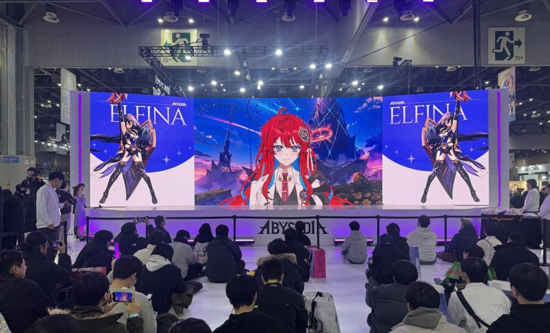 AGF 2025 어비스디아 부스 풍경. (사진= NHN 제공)