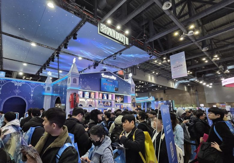 AGF 2025 브라운더스트2 부스 풍경. (사진= 문원빈 기자)