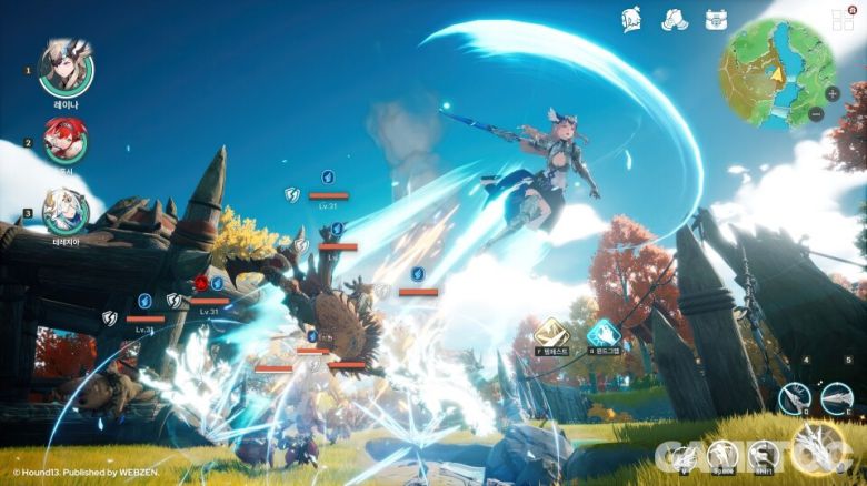 드래곤소드 스크린샷 (사진=웹젠 제공)