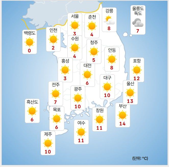 기상청= 오늘 오후 날씨