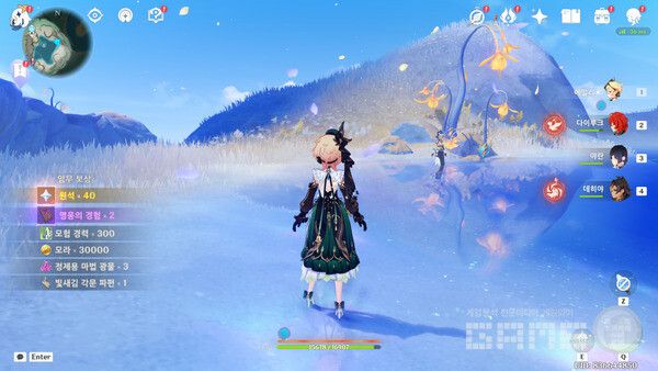 미션이 마무리된다. 원신 나타 임무 /게임와이 촬영