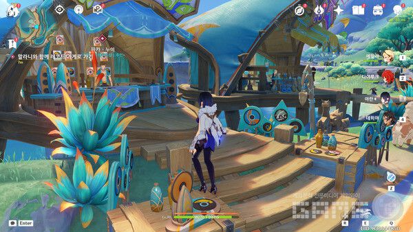 악기도 사고 레코드 플레이어도 사는 말라니는 이 동네 큰 손이다. 원신 5.0 나타 부족견문 /게임와이 촬영