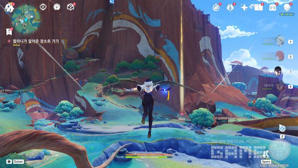 꽤나 거리가 있는 곳이다. 원신 5.0 나타 부족견문 /게임와이 촬영