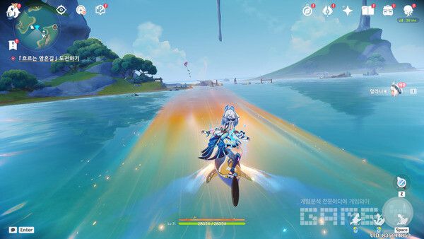 신나는 열소 노드 비행을 해 보자. 원신 5.0 나타 부족견문 /게임와이 촬영