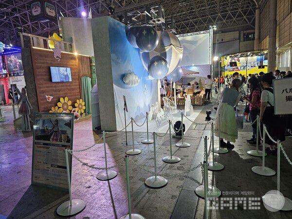 TGS 니키 부스 /게임와이 촬영