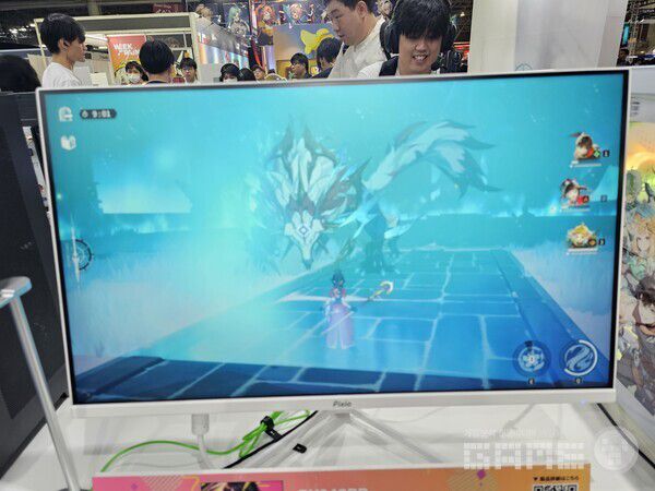 브레이커스 보스전이 이번 전시의 메인이다. /게임와이 촬영