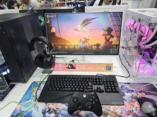 브레이커스 부스 /게임와이 촬영