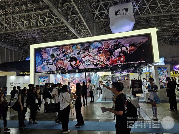 멀리서 바라본 브레이커스 부스 /게임와이 촬영