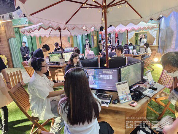 TGS 니키 부스 /게임와이 촬영