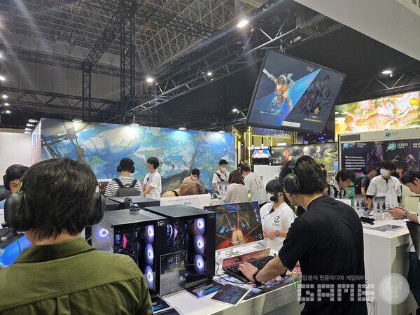 TGS 2024 브레이커스 부스 현장 / 게임와이 촬영