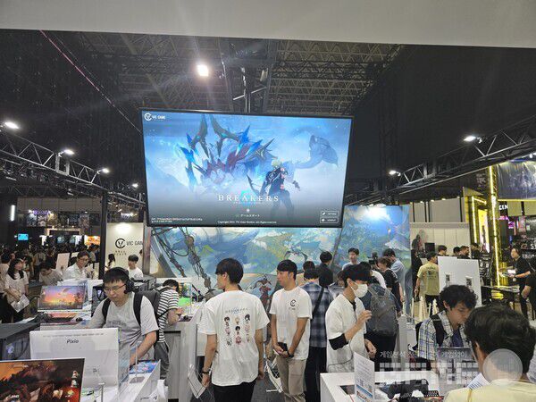 TGS 2024 브레이커스 부스 현장 / 게임와이 촬영