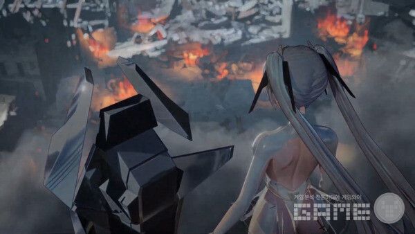 니케 2주년 신데렐라가 사용하는 '유리 구두 풀 컨텍트' /레벨 인피니트