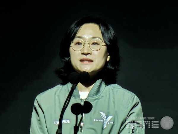 현장에는 신효정 위메이드 게임사업부문장(상무)이 참석했다. 레전드 오브 이미르 /게임와이 촬영