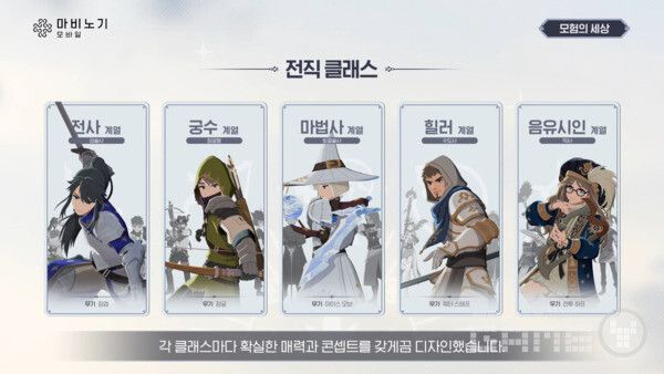 마비노기 모바일 클래스 / 넥슨