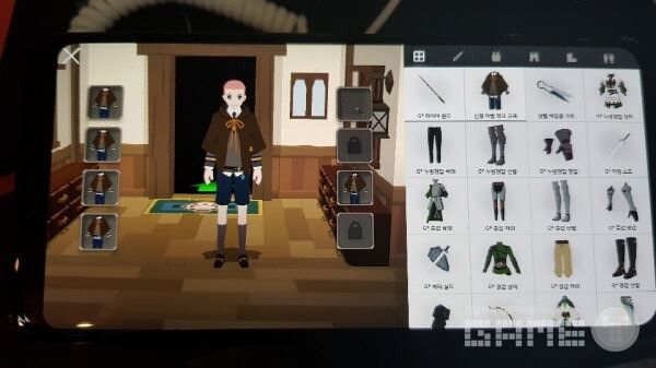 2018년 당시 마비노기 모바일 그래픽