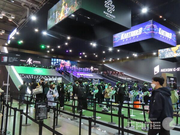 마비노기 부스 현장 사진 / 게임와이 촬영
