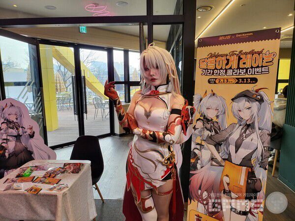 코스어와 포토타임도 시간마다 준비되어 있었다 / 게임와이 촬영