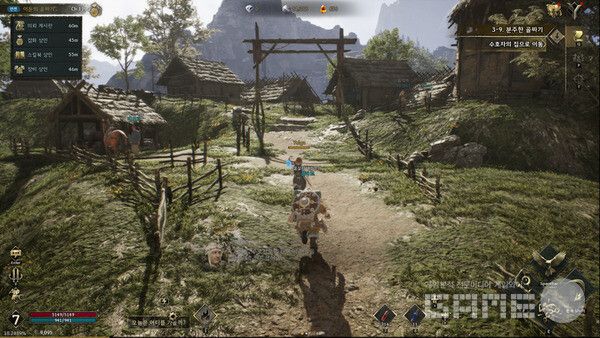 마을 역시 생동감이 넘친다