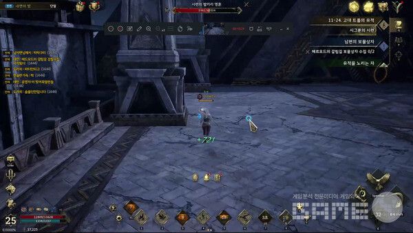 뺑뺑이다. HP 회복과 쿨 타임이 모두 돌 때까지 ㄱㄱ. 레전드 오브 이미르 /게임와이 촬영