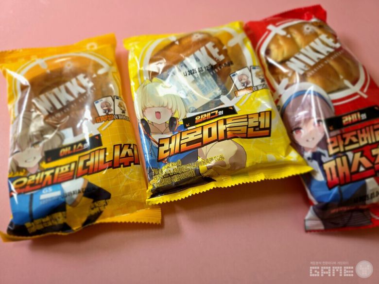 ▲ 니케XGS25 콜라보 베이커리 2차 제품 이미지 / 게임와이 촬영