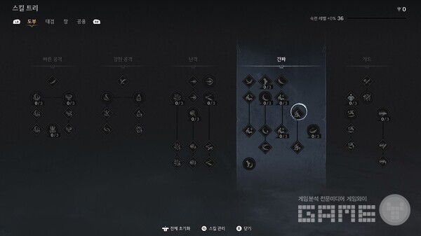 '퍼스트 버서커 카잔' 스킬 트리 / 넥슨