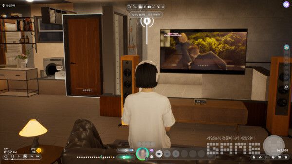 집안 분위기는 이렇다. 식사와 TV를 동시에 볼 수는 없는 것인가? 인조이 /게임와이 촬영