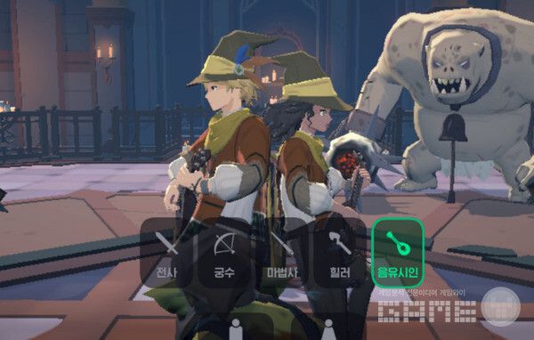 마비노기 모바일에서도 여성 캐릭터를 선택했다. 인조이 /게임와이 촬영