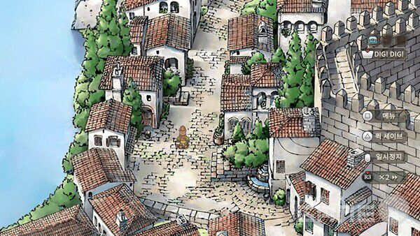 마을 풍경이 평화로워 보이는데...