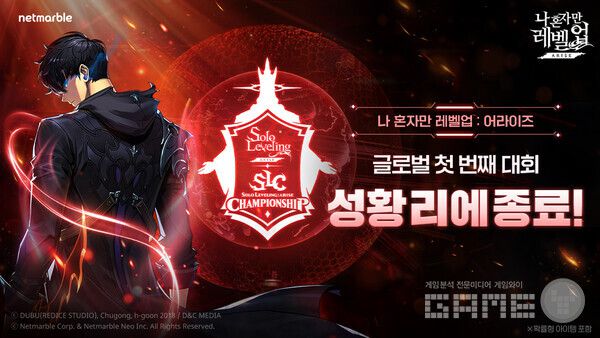 넷마블은 액션 게임 '나 혼자만 레벨업:어라이즈'의 첫 글로벌 공식 대회 ‘나 혼자만 레벨업:어라이즈 챔피언십 2025’를 성황리에 종료했다고 14일 밝혔다.