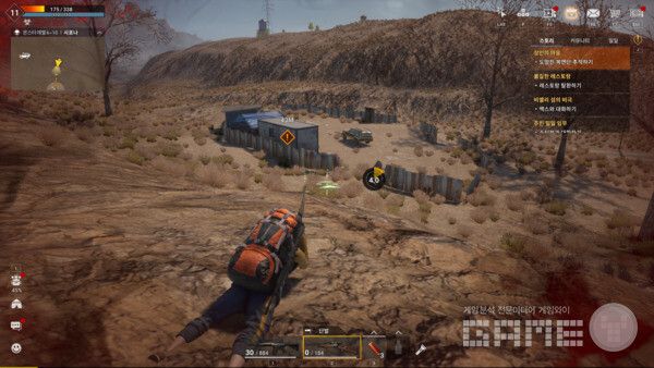 무기(저격총) 수급이 예전 만큼 풍족하지 않다. 다키스트데이즈 /게임와이 촬영