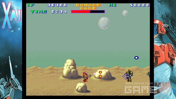 횡 스크롤을 기반으로 한 액션 게임이지만...