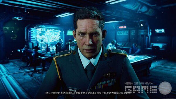 지구방위군 브리팅 장면