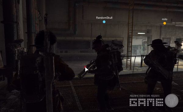 3명이 파티를 이뤄서 게임을 진행한다. 아크레이더스 /게임와이 촬영